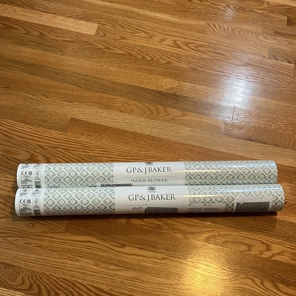 Anthropologie x GP & J Baker Indus Flower Small Print Wallpaper 2Rolls NWT
